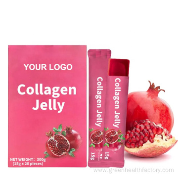 OEM/ODM Anti-Aging Skin Whitening Pomegranate Collagen Jelly